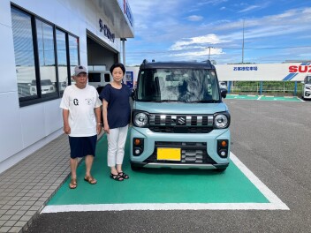 スペーシアギア　納車させて頂きました！